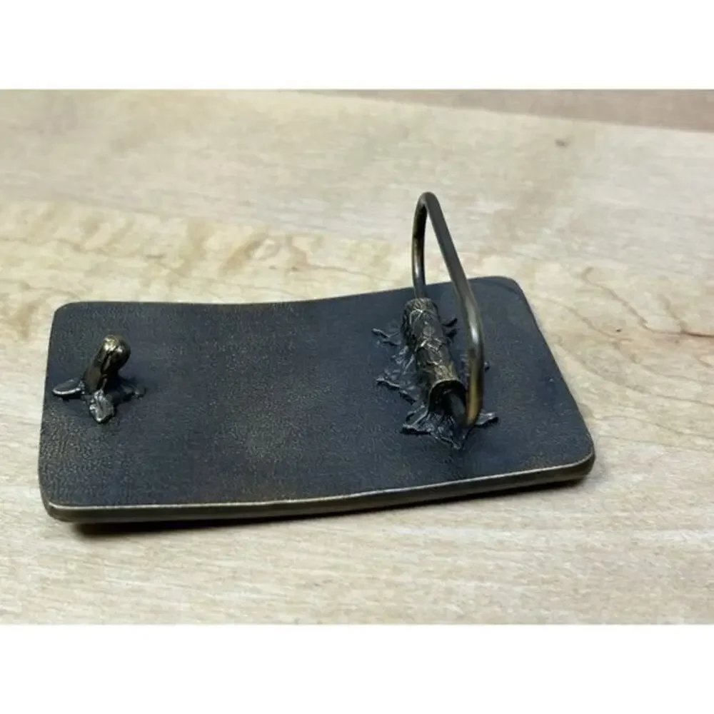 Vintage Howes Oil‎ Company Belt Buckle Vintage